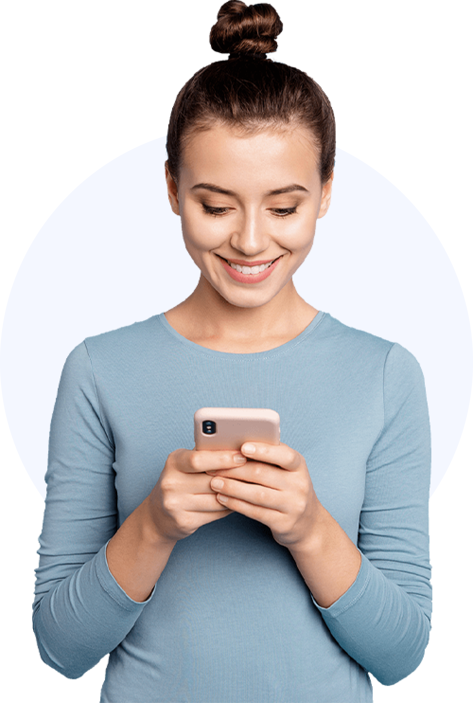 person with phone